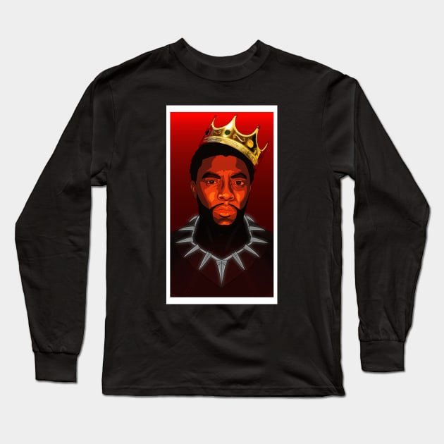 Black Panther Notorious BIG Long Sleeve T-Shirt by datjiveturkey